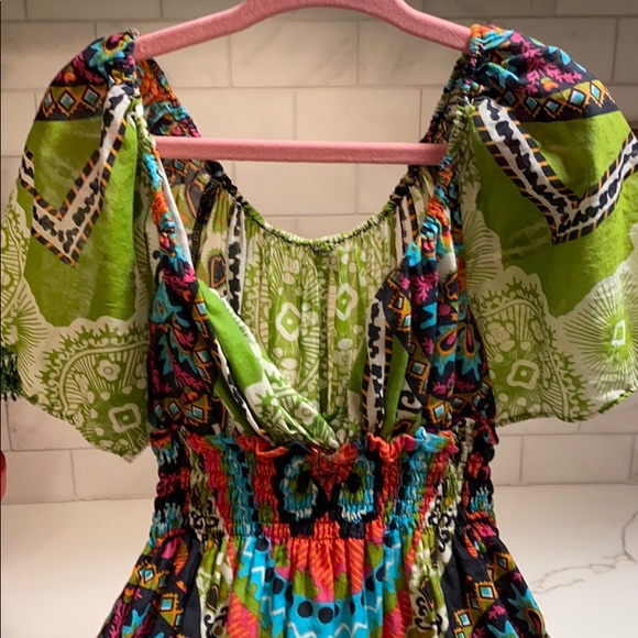 GIRLS TRIBAL PRINT DRESS OR TOP - Picture 3 of 5